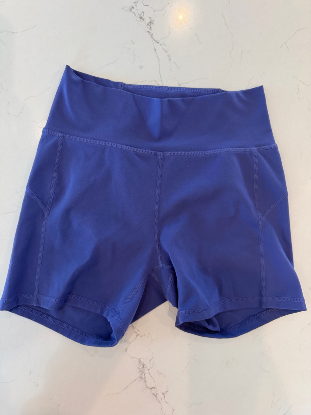 Electric Purple Athletic Bike Shorts